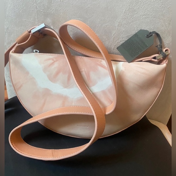 ALLSAINTS Half Moon Tie Dye Crossbody Bag - Picture 12 of 14
